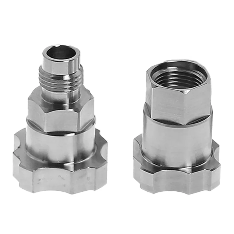 SERIE 1.0 Air Spray Gun Adaptador de rosca de acero inoxidable
