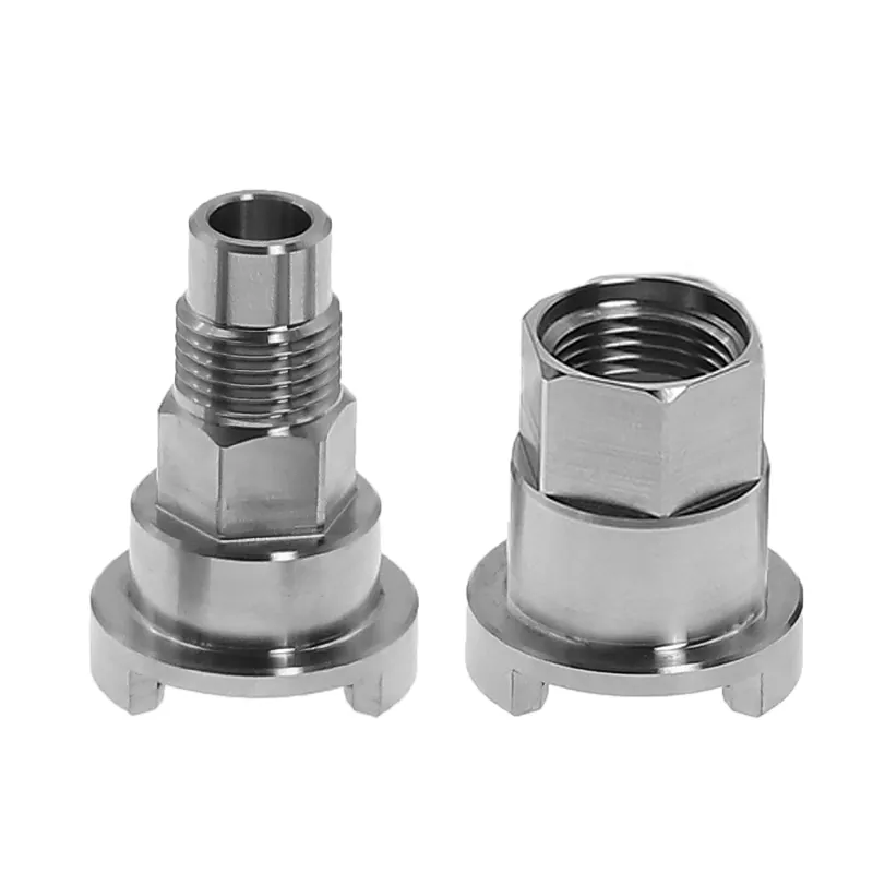 SERIE 2.0 Air Spray Gun Adaptador de rosca de acero inoxidable