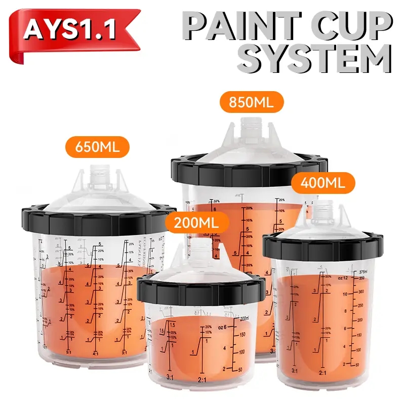 ¿Cuáles son las ventajas de las tazas de pintura desechables?