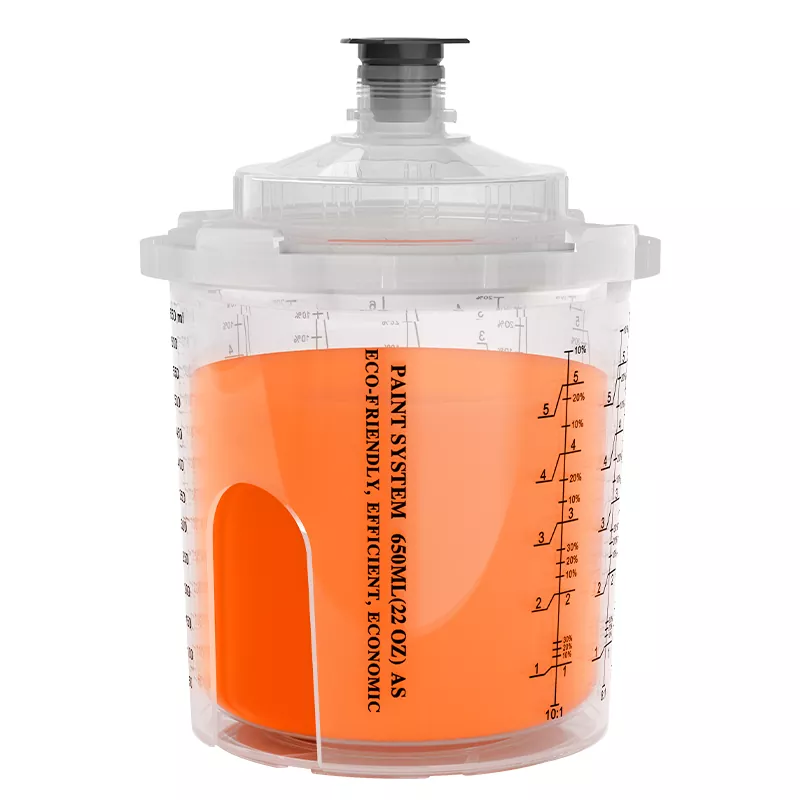 ¿Cómo mejora un vaso desechable para pistola rociadora la eficiencia y la calidad de la pintura?