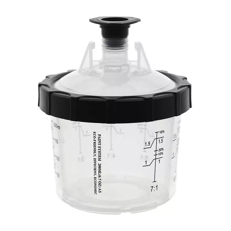 ¿Cómo transforma el sistema 1.0 de recipiente para pintura desechable de 200 ml la eficiencia de la pintura en aerosol industrial y automotriz?