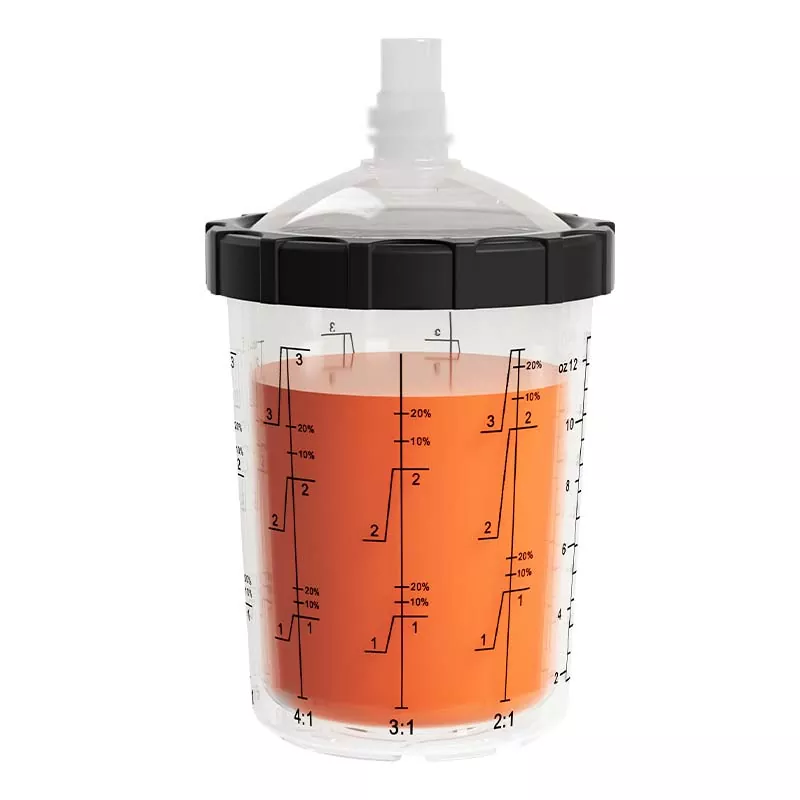 Sistema de vaso de pintura desechable de 400 ml 4.0