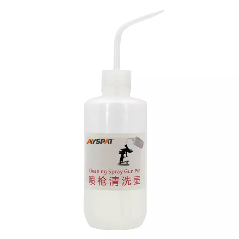 Botella de limpieza de pistola de pulverización